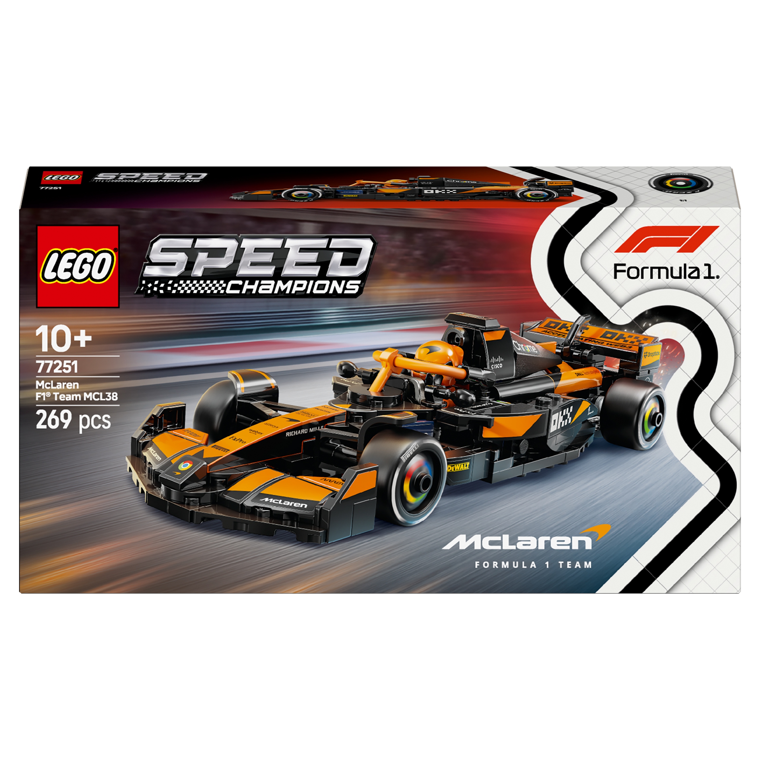 LEGO Speed Champions 77251 LEGO 77251 Speed Champions Bolide F1 McLaren Team MCL38